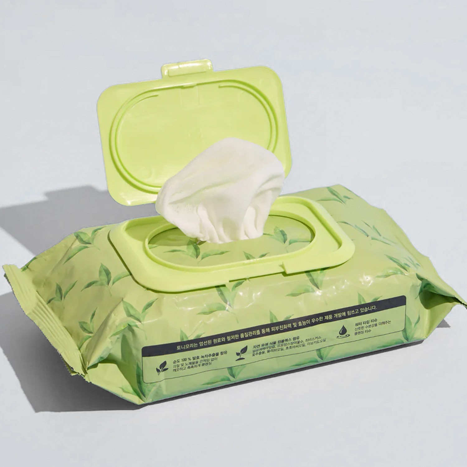 THE CHOK CHOK GREEN TEA CLEANSING TISSUE (TOALLAS LIMPIADORAS PARA ROSTRO)